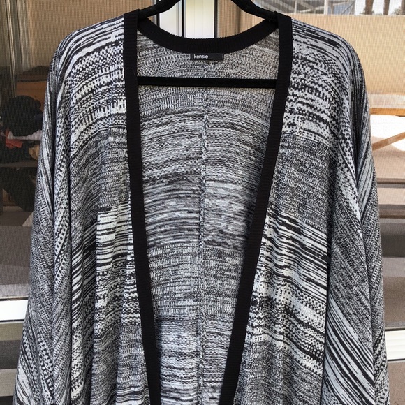 NWOT! - KENSIE Knit Sleeveless Cardigan Sweater Wrap - Picture 5 of 10